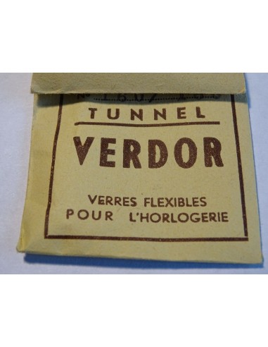 HORLOGERIE POUR MONTRE VERRE DE LUNETTE "TUNNEL" VERDOR 150/150