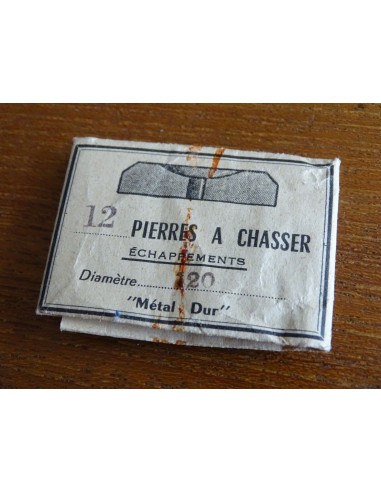 HORLOGER UNE PIERRE A CHASSER ECHAPPEMENT DIAMETRE 120