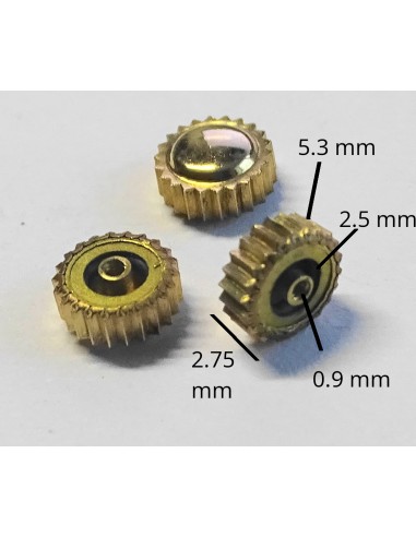 MONTRE UNE COURONNE REMONTOIR PLAQUÉE DORÉE ÉTANCHE