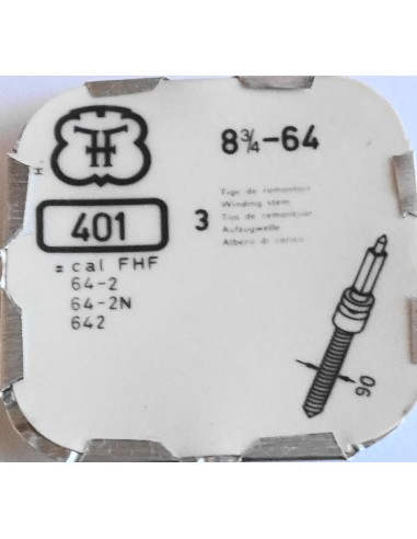 MONTRE UNE TIGE REMONTOIR FHF 8¾ 64 ET DÉRIVÉS