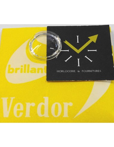 VERRE MONTRE Ø 13.1 mm BRILLANT VERDOR