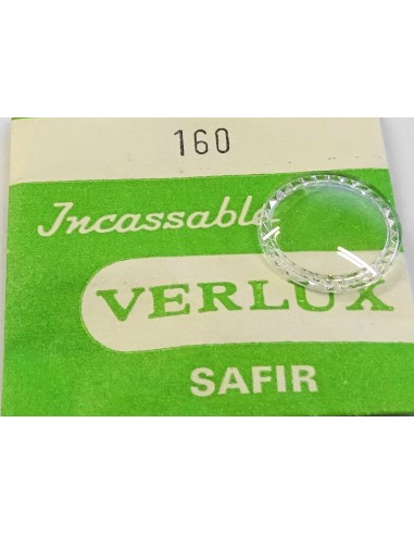 VERRE MONTRE Ø 16 mm SAFIR