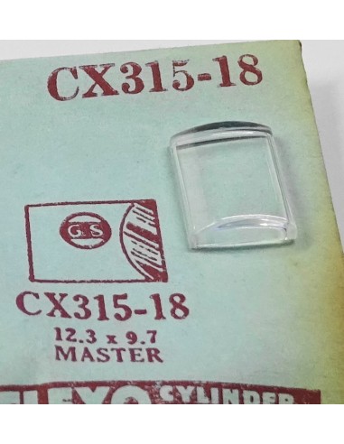 VERRE MONTRE CX315.18 MASTER 12.3 X 9.7 mm