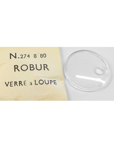 VERRE MONTRE A LOUPE Ø 27.4 mm