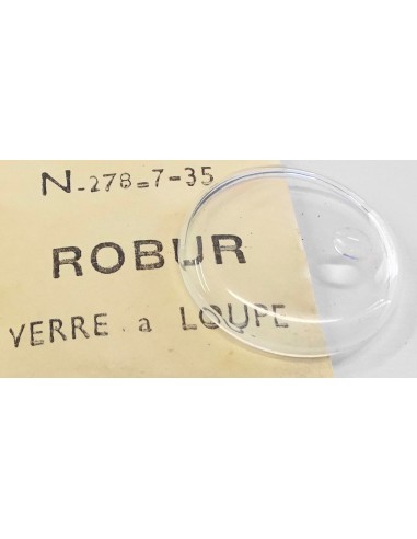 UN VERRE MONTRE A LOUPE Ø 27.8 mm