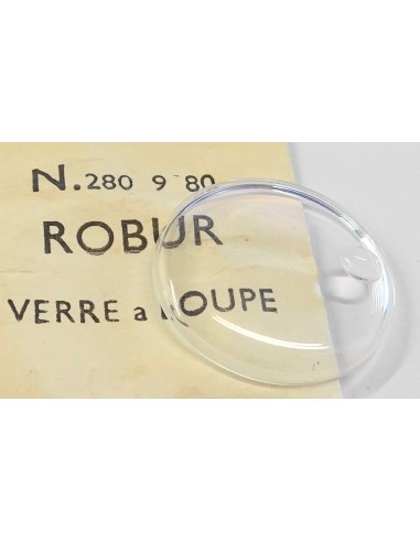 x un VERRE MONTRE A LOUPE Ø 28 mm