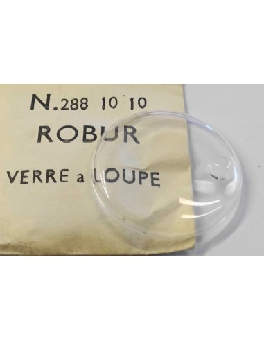 - UN VERRE MONTRE A LOUPE Ø 28.8 mm