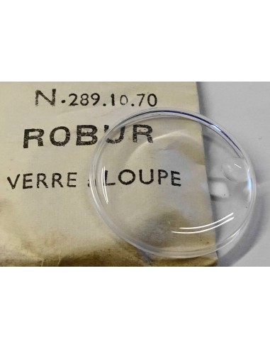 un VERRE POUR MONTRE A LOUPE Ø 28.9 mm