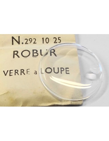 un VERRE POUR MONTRE A LOUPE Ø 29.2 mm