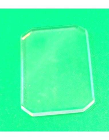 VERRE MONTRE QUARTZ 28.3 X 19.3 mm  PLAT