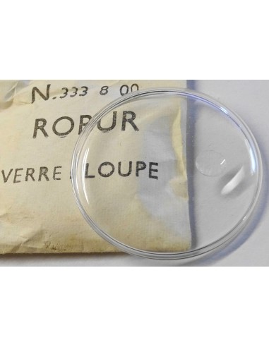 VERRE POUR MONTRE A LOUPE Ø 33.3 mm