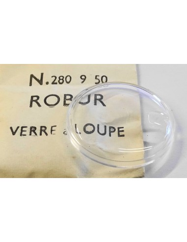 1 VERRE POUR MONTRE A LOUPE Ø 28 mm