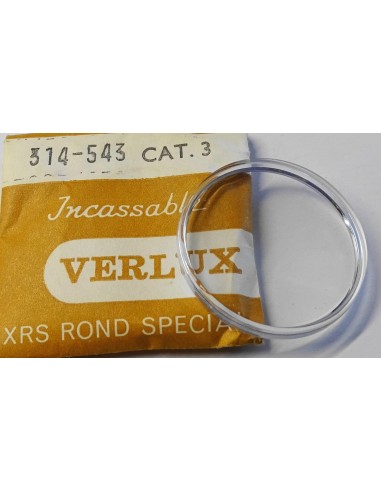 VERRE MONTRE Ø 31.4 mm 314-543 XRS ROND SPECIAL CAT.3 BAGUE CHROMÉE