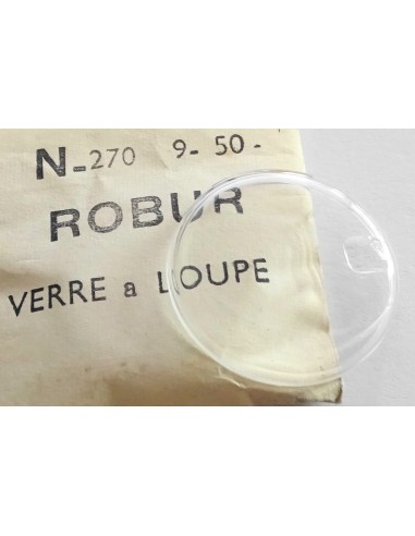 VERRE MONTRE A LOUPE Ø 27 mm