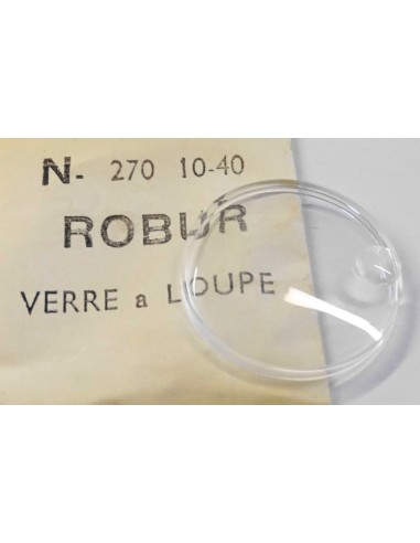 VERRE MONTRE A LOUPE Ø 27 mm