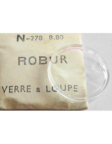 VERRE MONTRE A LOUPE Ø 27.8 mm