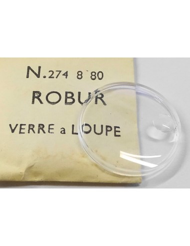 VERRE MONTRE A LOUPE Ø 27.4 mm