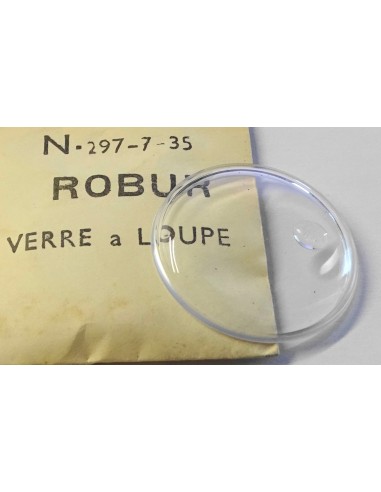 VERRE MONTRE A LOUPE Ø 29.7 mm