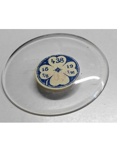 VERRE BOMBÉ MONTRE POCHE GOUSSET Ø 43.8 mm