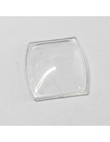 VERRE MONTRE TONNEAU 8 X 10 mm BOMBÉ BASE PLATE