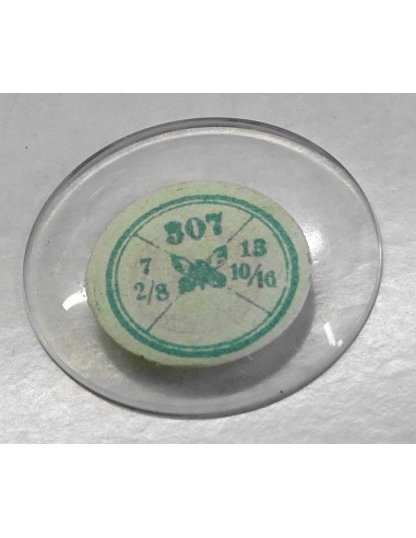 VERRE BOMBÉ MONTRE POCHE GOUSSET Ø 30.7 mm