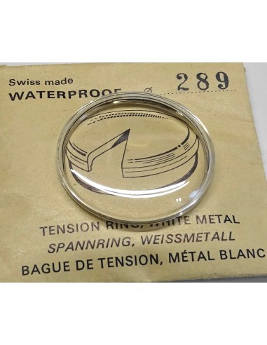 VERRE MONTRE Ø 28.9 mm ETANCHE BAGUE TENSION