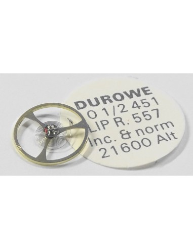 BALANCIER MONTRE DUROWE 451 LIP R557 INC. NORM.