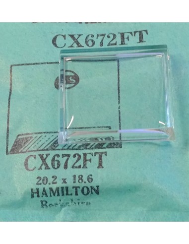 VERRE MONTRE CX672FT - 20.2 X 18.6 mm HAMILTON BERKSHIRE