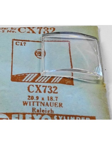 VERRE MONTRE CX732 - 20.9 X 18.7 mm WITTNAUER