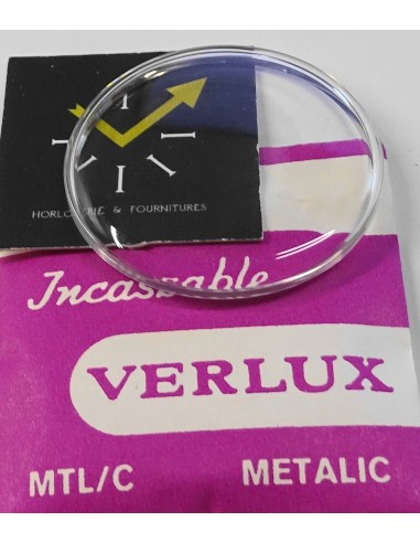 VERRE MONTRE METALIC Ø 29.1 mm BAGUE CHROMÉE VERLUX