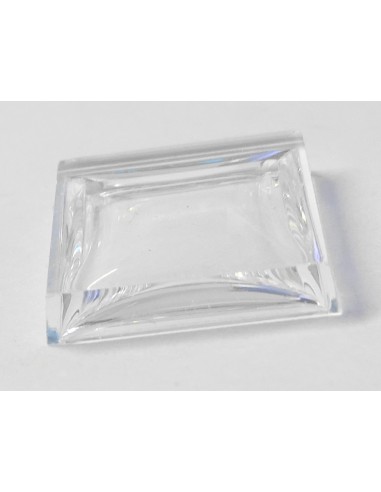 VERRE MONTRE GENEVE RECTANGLE 15 X 19 mm