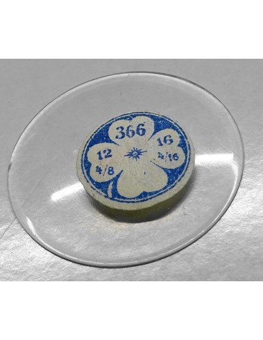 VERRE BOMBÉ MONTRE DE POCHE GOUSSET Ø 36.6 mm