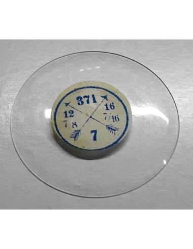 VERRE SAVONNETTE MONTRE DE POCHE GOUSSET Ø 37.1 mm