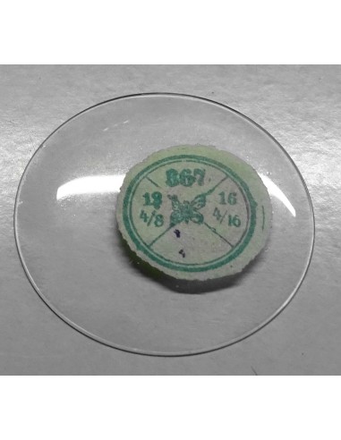 VERRE SAVONNETTE MONTRE DE POCHE GOUSSET Ø 36.7 mm