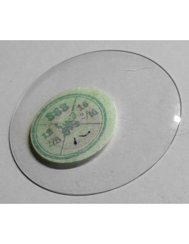 VERRE SAVONNETTE MONTRE DE POCHE GOUSSET Ø 36.3 mm