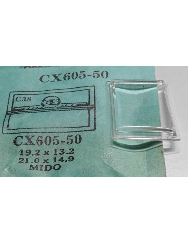 VERRE MONTRE U.S.A CX605.50 - 19.2 x 13.2 mm MIDO