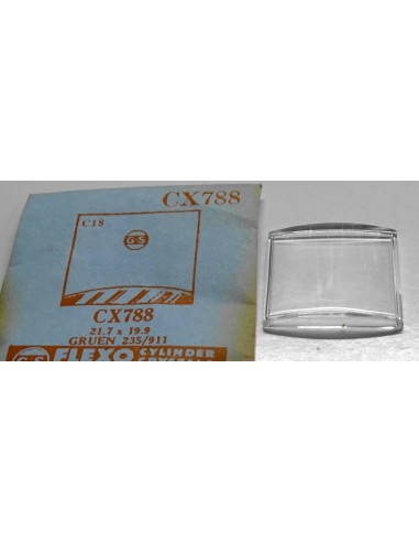 VERRE MONTRE RECTANGLE CX788 - 21.7 x 19.9 mm GRUEN