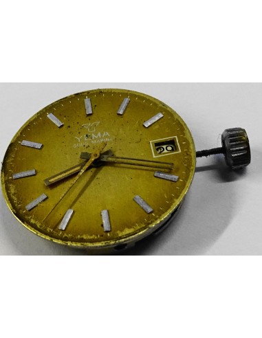 VINTAGE MOUVEMENT DE MONTRE MÉCANIQUE YEMA SOUS MARINE FE 140-1C