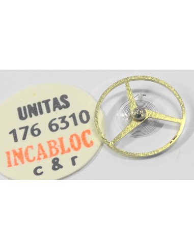 BALANCIER COMPLET MONTRE UNITAS 176 - 6310 INCABLOC