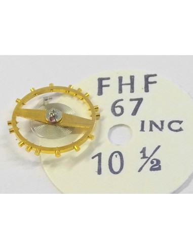 BALANCIER COMPLET MONTRE FHF 10½ 67 INCABLOC