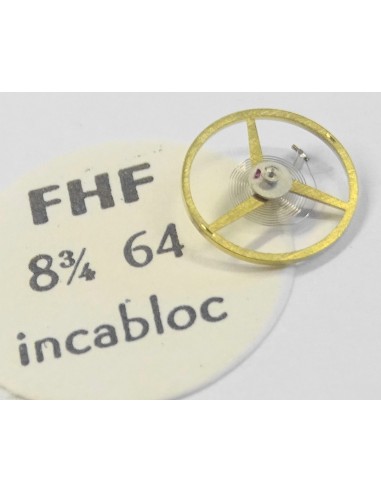 BALANCIER COMPLET MONTRE FHF 8¾ 64 INCABLOC