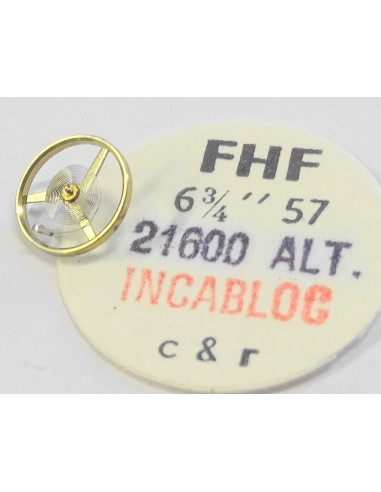 BALANCIER COMPLET MONTRE FHF 6¾ 57 INCABLOC 21600 ALT.