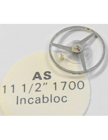 BALANCIER COMPLET MONTRE AS SCHILD 11½ 1700 incabloc