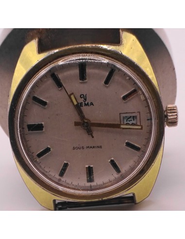 ANCIENNE MONTRE MÉCANIQUE YEMA SOUS MARINE CAL. FE 140-1-B