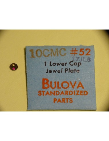 PIÈCE MONTRE HORLOGERIE BULOVA 10CMC LOWER CAP JEWEL PLATE 17 JLS