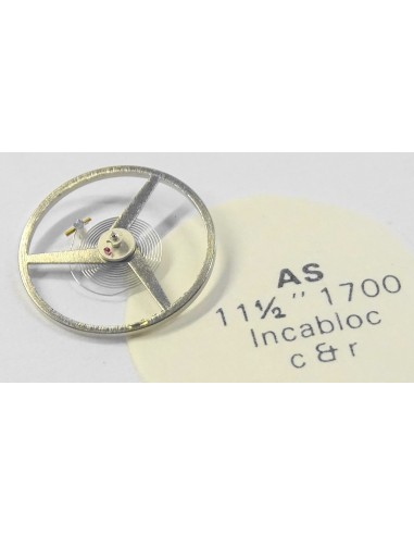 BALANCIER COMPLET MONTRE AS SCHILD 11½ 1700 INCABLOC