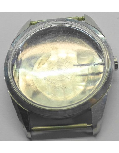 BOITIER VIDE MONTRE LIP 148.063 ACIER CHROMÉ DE 1980 ELECTRONIC