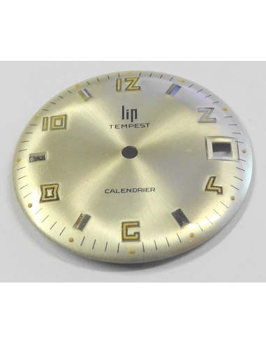 CADRAN D'ORIGINE STOCK LIP 1970 MONTRE TEMPEST CALENDRIER