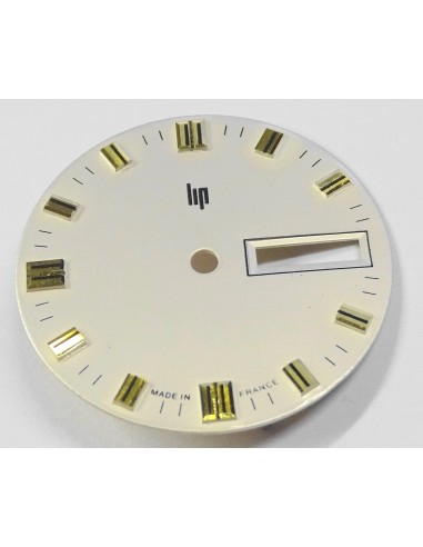 ORIGINE LIP - CADRAN MONTRE LIP INT. 7526/2 GRIS PLAT guichet double