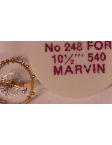 BALANCIER COMPLET MONTRE MARVIN 10½ 540